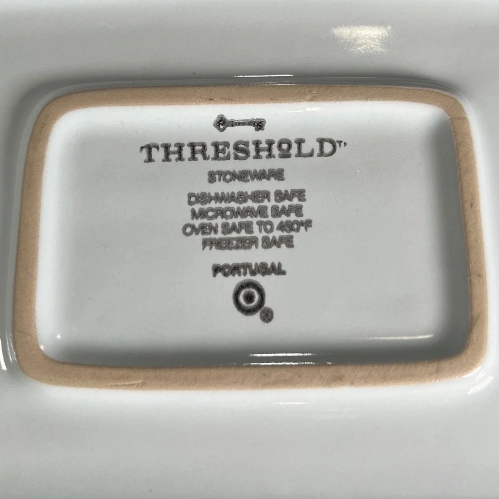 Threshold rectangular stoneware